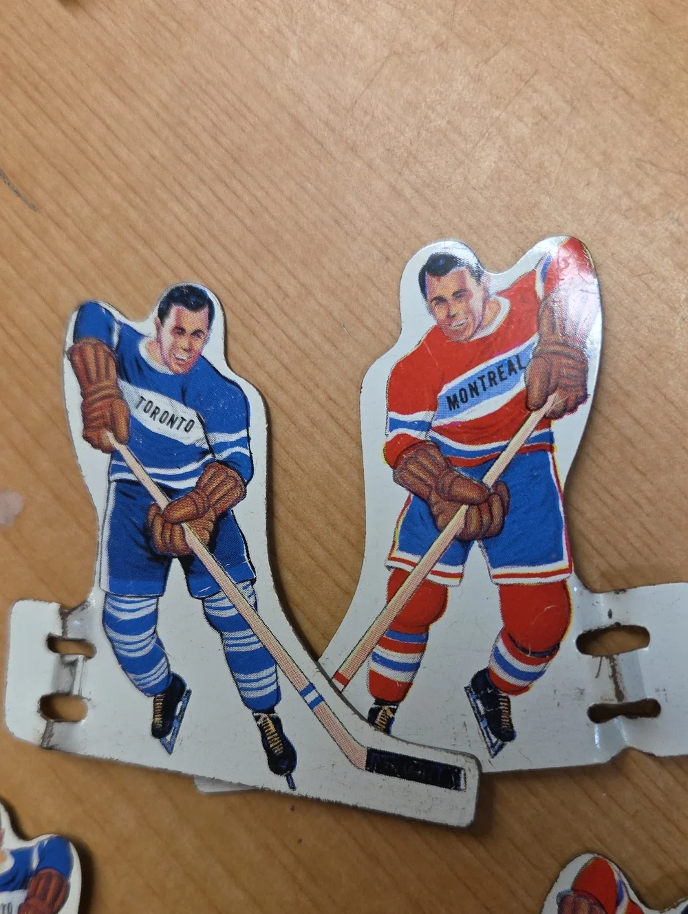 1960's Munro Games Pro League table top Hockey game w/ box Montreal vs Toronto